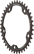 Wolf Tooth 130 BCD Road Cyclocross Chainring - 42t 130 BCD 5-Bolt Drop-Stop B 10/11/12-Speed Eagle Flattop Compatible BLK