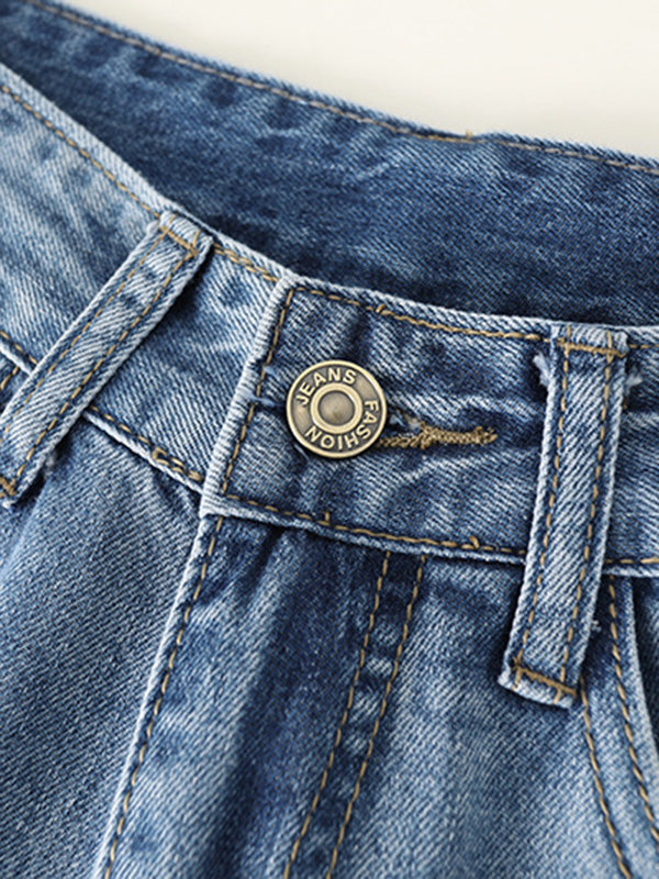 Original Loose Casual Wide Legs High-Waisted Jean Pants