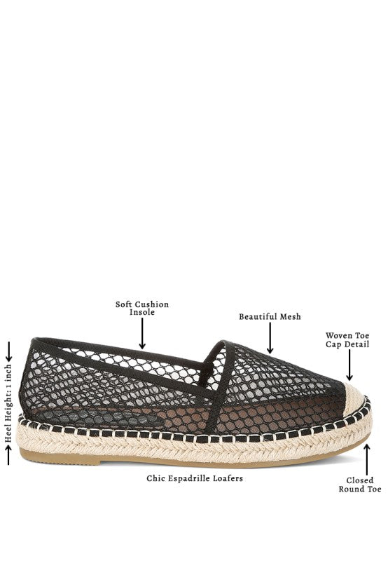 Manara Mesh Espadrille Loafers