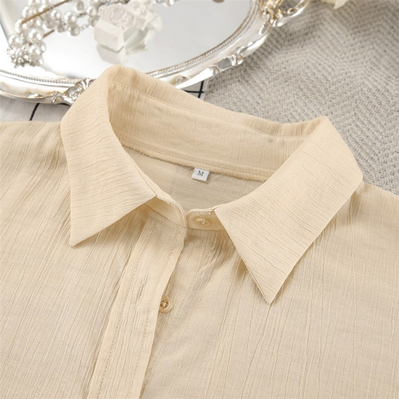 Cozy Relaxed Fit Long Sleeve Shorts Lounge Set