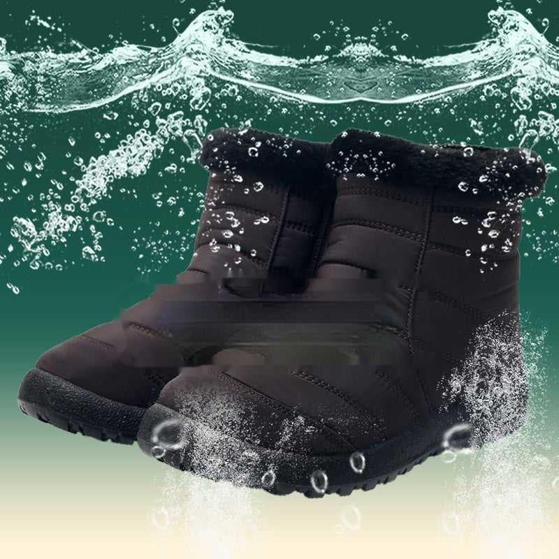 Women's Waterproof Snow Boots Thickened Cotton Warm Winter Boots
