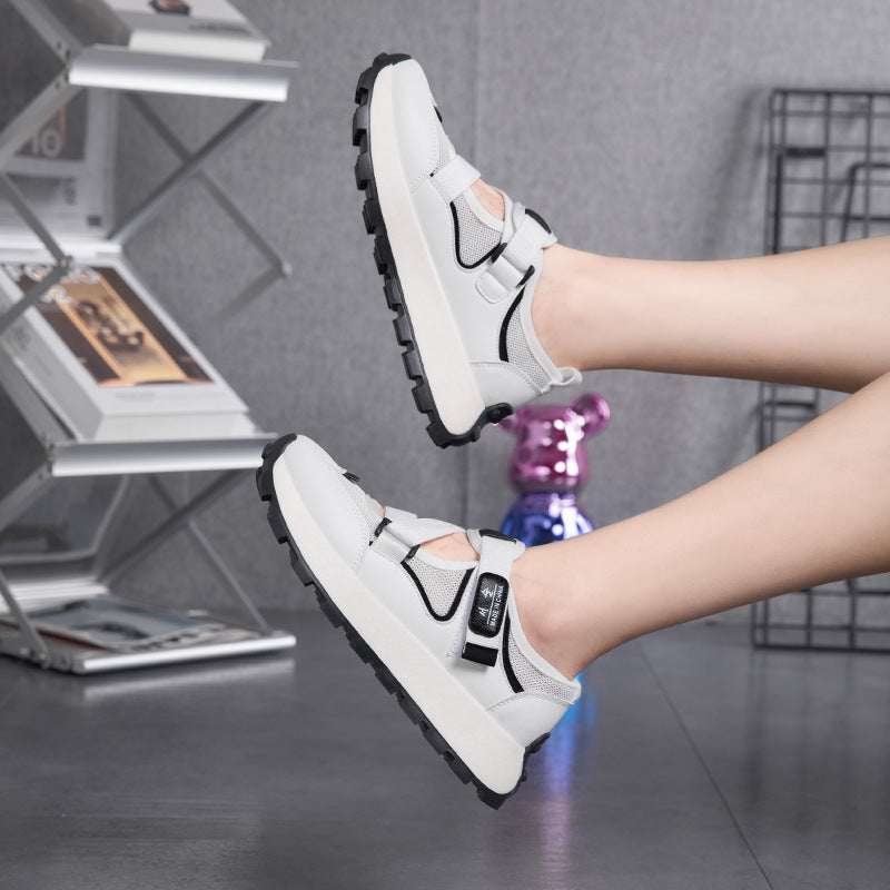 Women's Chunky Platform Sneakers - Korean Style Casual Fashion Shoes