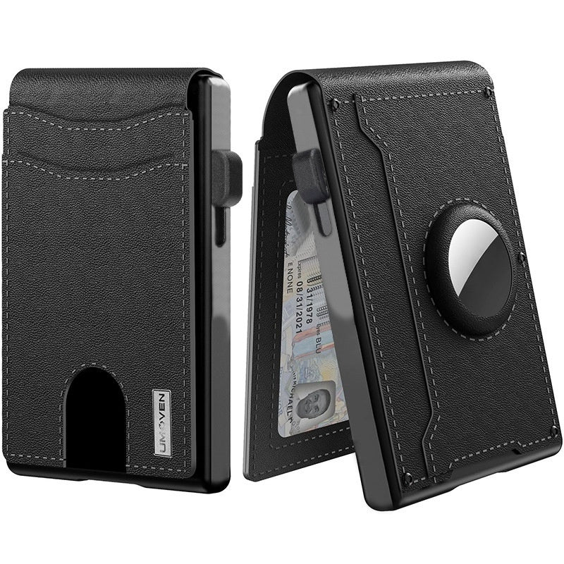 Men's Metal Card Case Wallet – High-Capacity RFID Blocking Card Holder