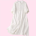 French Pleated Vintage Dress