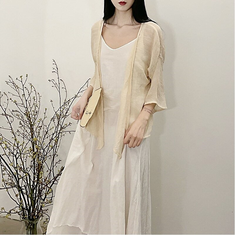 Versatile Bamboo Joint Sun Protection Shirt in Solid Color