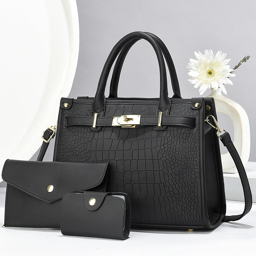 Women's Large-Capacity PU Leather Tote Bag & Handbag | Urban Minimalist Shoulder Bag