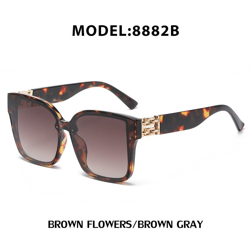 Ladies' Stylish Oversized Square Sunglasses