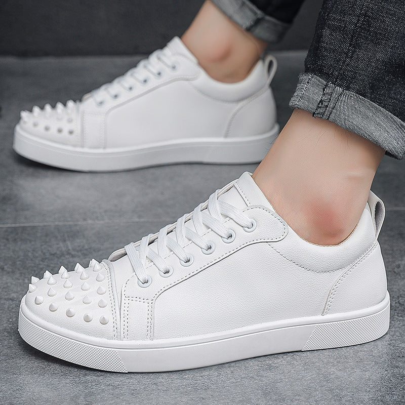 Men's Casual Sneakers - Stylish Low-Top Lace-Up Shoes for Spring & Summer