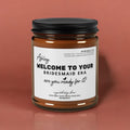 Personalized Bridesmaid Proposal Candle USA Made