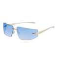 Unisex UV400 Curve Frameless Fashion Outdoor Eyewear Sunglasses