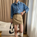Chic Slim Fit Mini Skirt for Casual Style