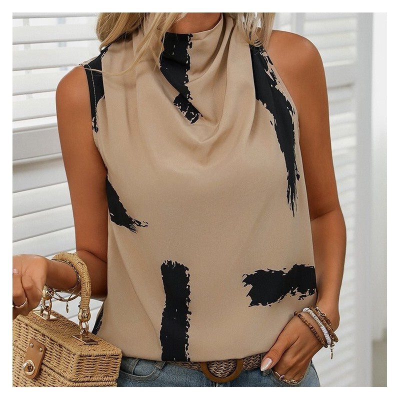 Fashionable Sleeveless Oversized Pullover Top