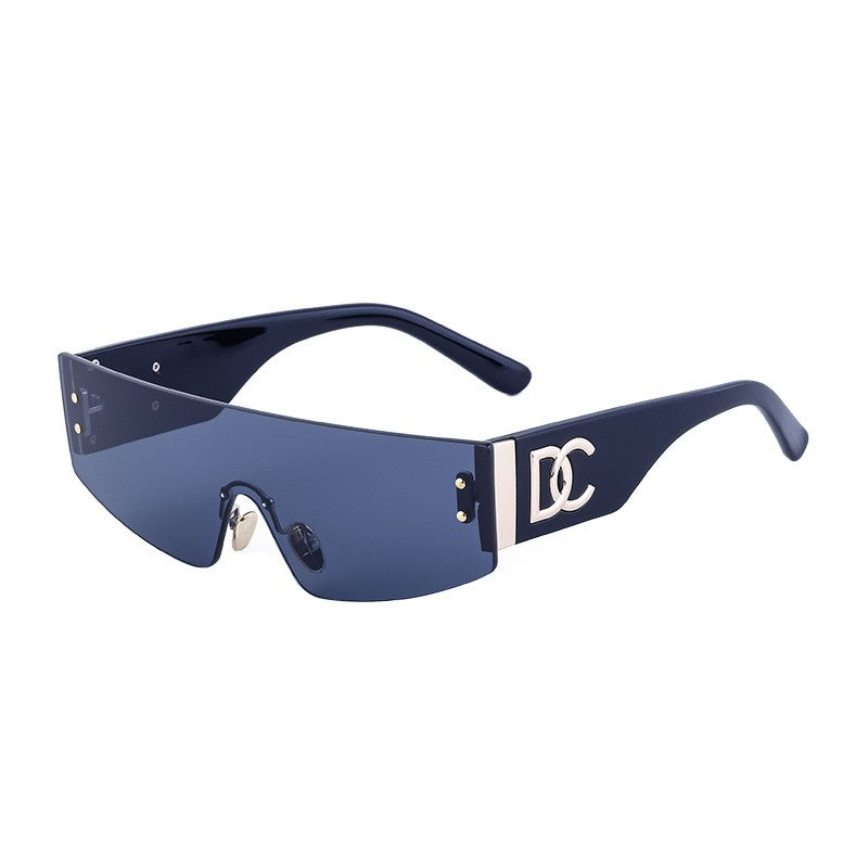 Fashion Punk Style Rimless Sunglasses