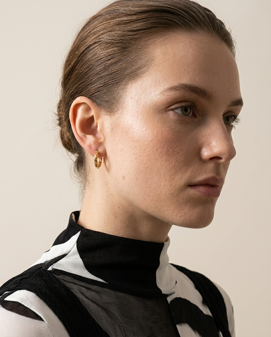 Sofie Gold Hoops