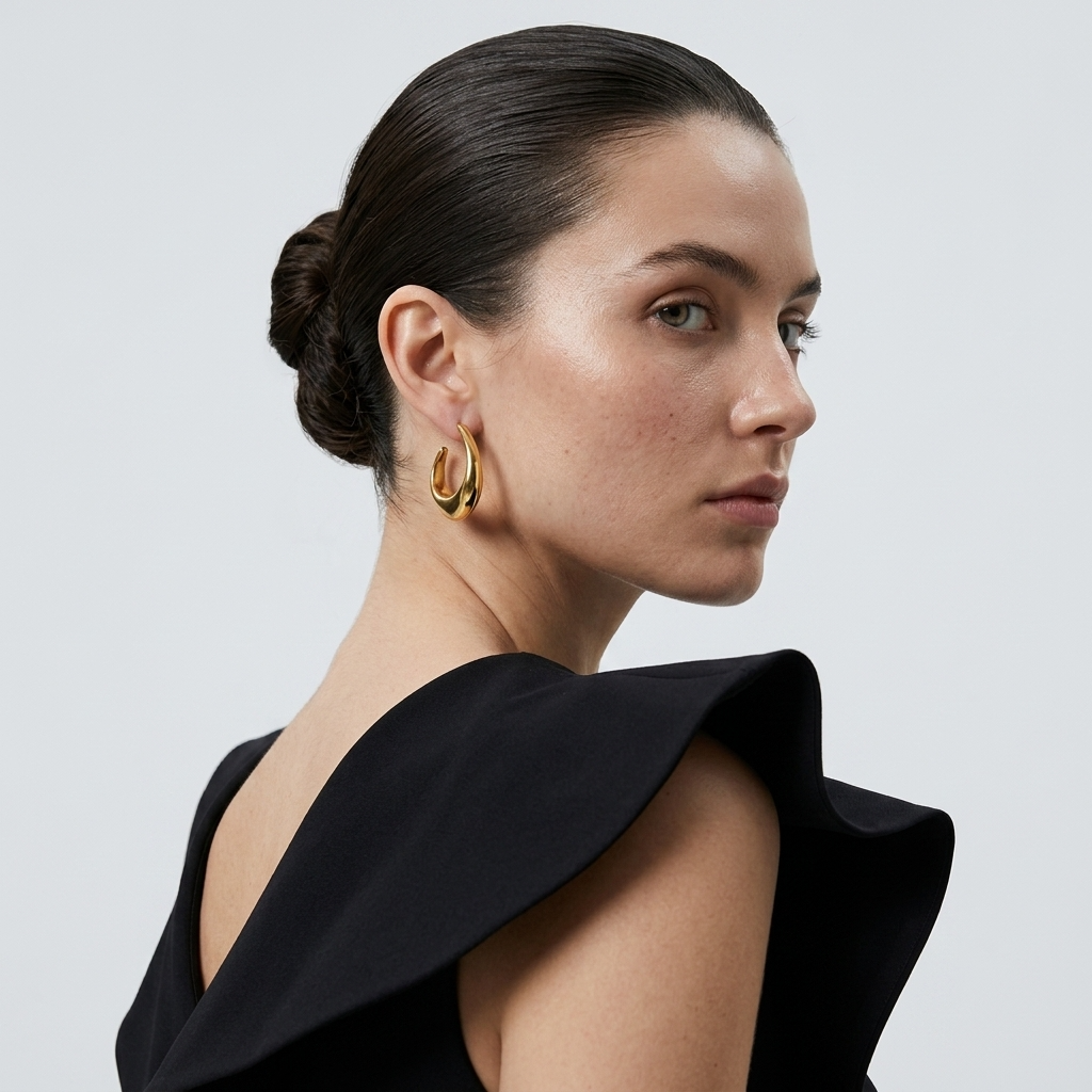 Sofia Gold Twist Hoops