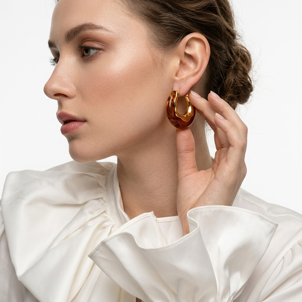 Tortoise Shell Earrings ~ Valarie