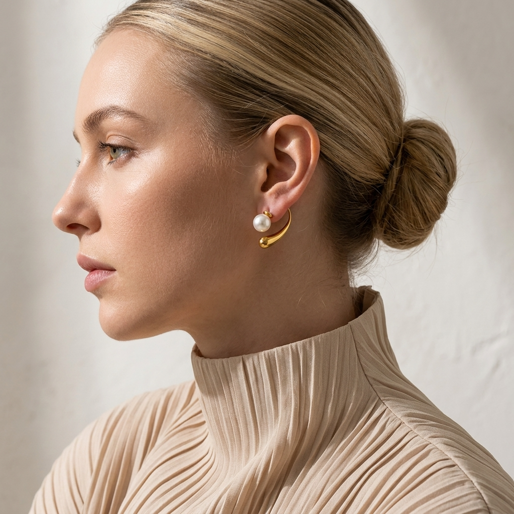 Gold Drop Earrings ~ Isla