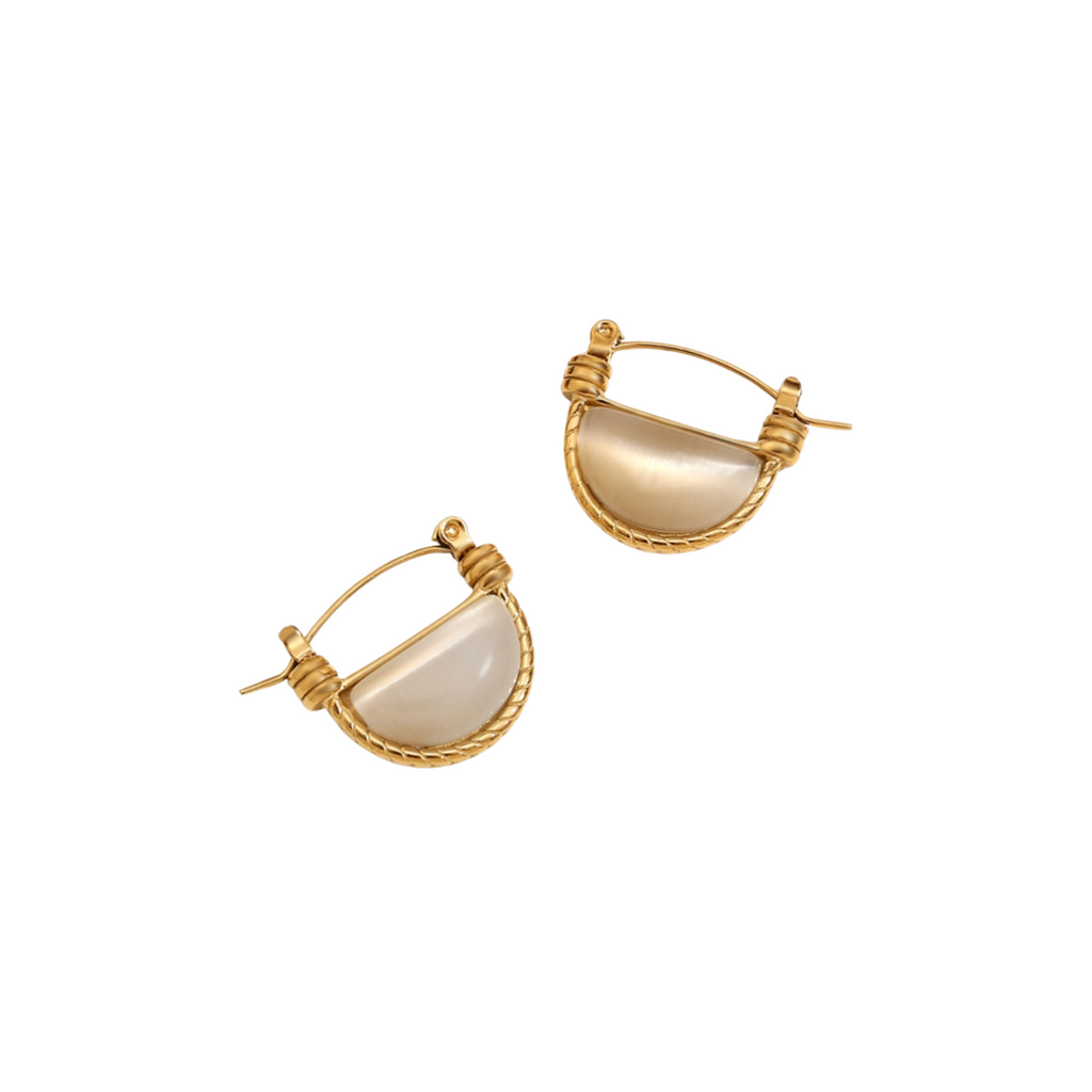 Wax and Wane Earrings: LaurellaDeville x Babe Co.