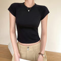 Short Sleeve Cotton Round Neck T-Shirt
