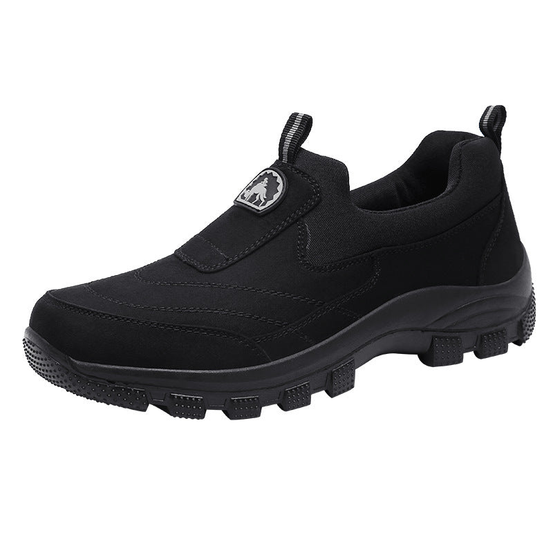 Men's Suede Casual Slip-On Shoes - Breathable Comfort Loafers
