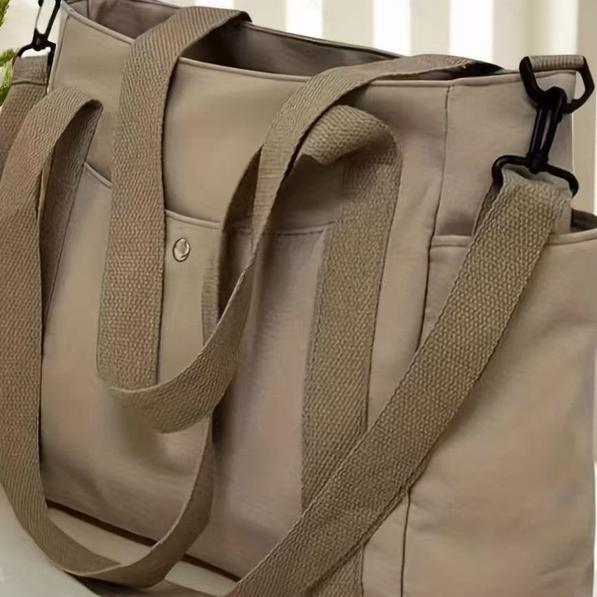 Large Oxford Tote Bag | Convertible Crossbody & Shoulder Bag