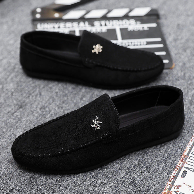 Men's Breathable Business Casual Slip-On Shoes - Lightweight PU Leather Dress Shoes