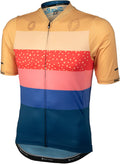 Salsa Team Polytone Men's Jersey - Goldenrod Dark Blue w/ Stripes Medium