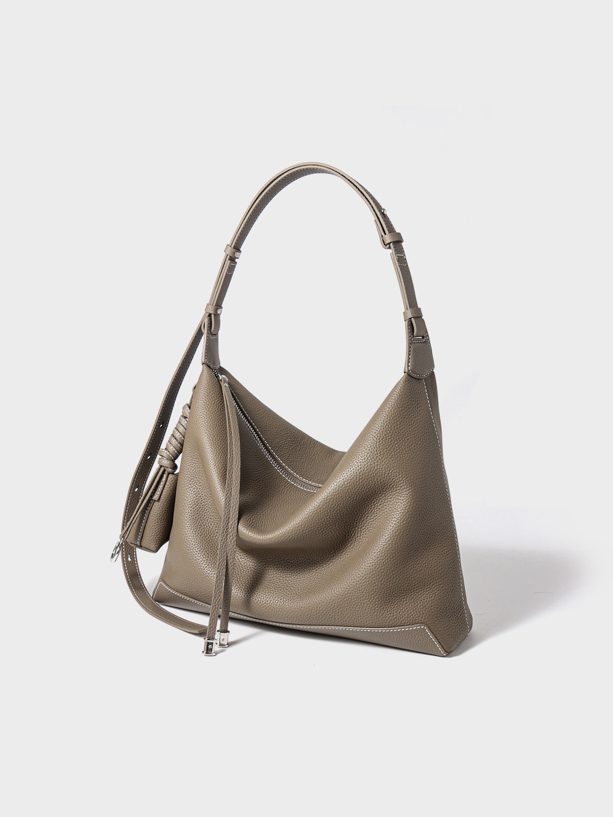 Women's Genuine Leather Crossbody & Underarm Bag – Lightweight Dumpling Shoulder Bag