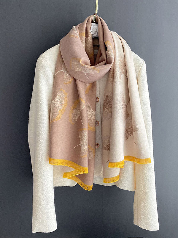 Vintage Keep Warm Tasseled Imitated Cashmere Shawl&Scarf