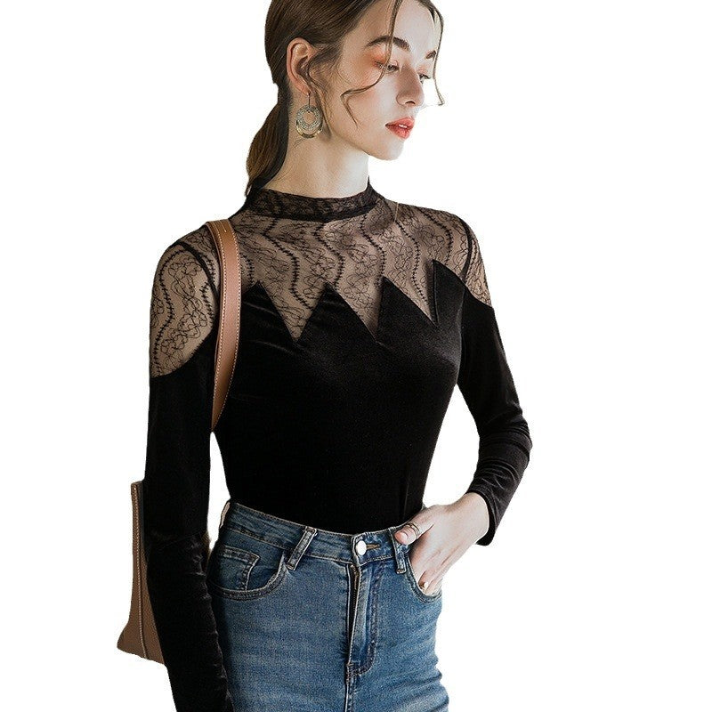 Top Notch Patchwork Long Sleeve Design