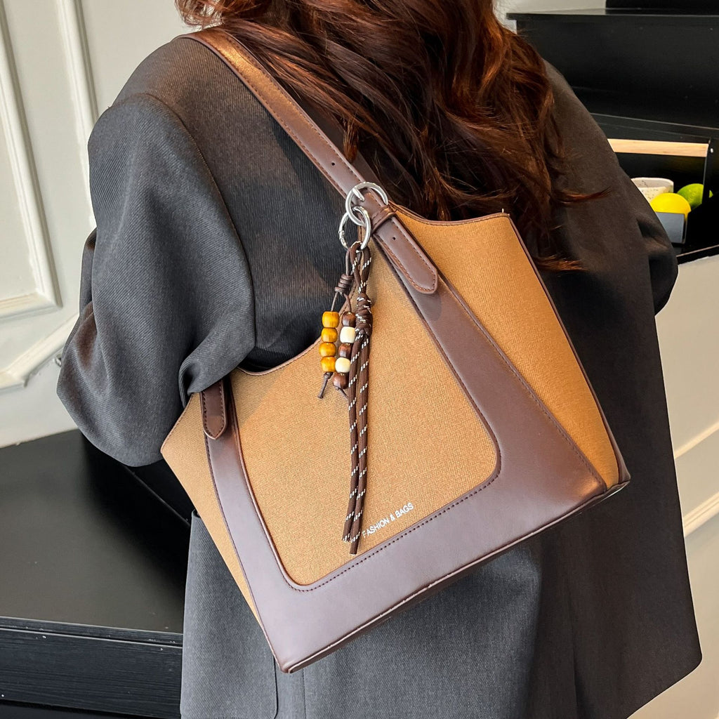 Retro Commuter Tote Shoulder Bag