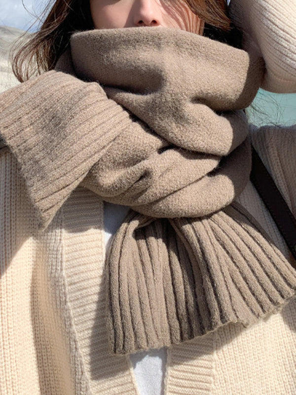Keep Warm Solid Color Scarf