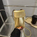 Women's Korean Lacquered Shoulder Bag - Minimalist PU Leather Crossbody Purse