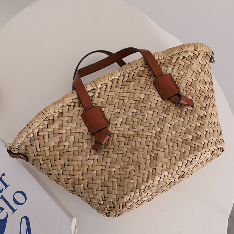 Natural Straw Woven Shoulder Bag - French-Style Handbag for Women | Sarah Express