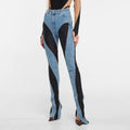 Epic Girl Two-Tone High Waist Jeans