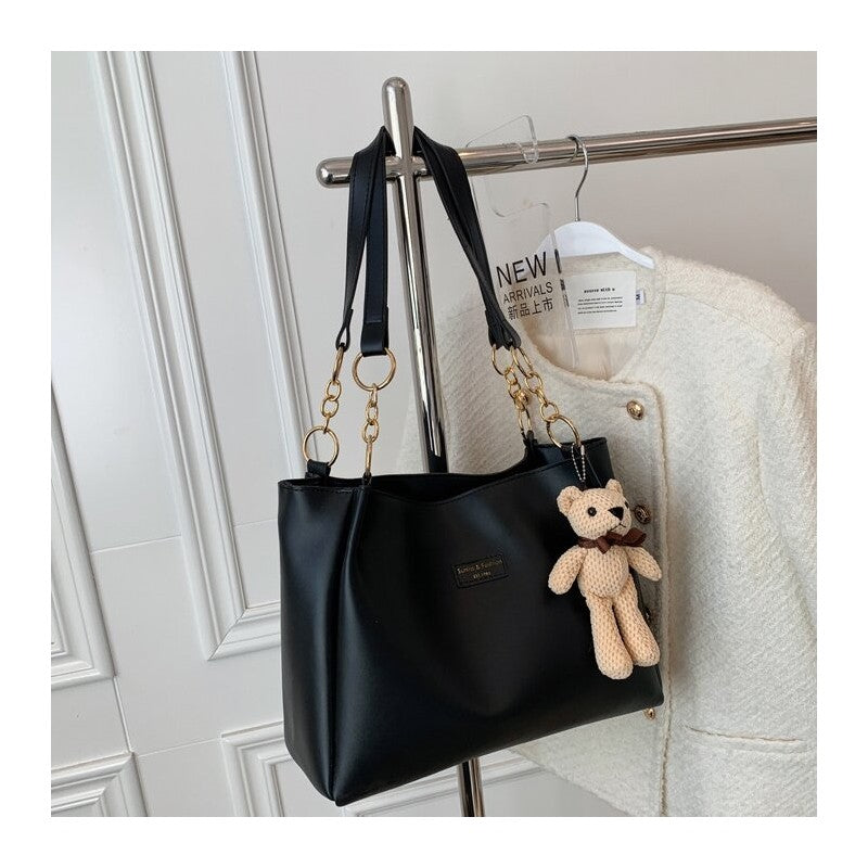Versatile Shoulder Tote Bag with Large Capacity