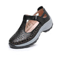 Women's Comfortable Flat Leather Shoes – Suede Round Toe Flats