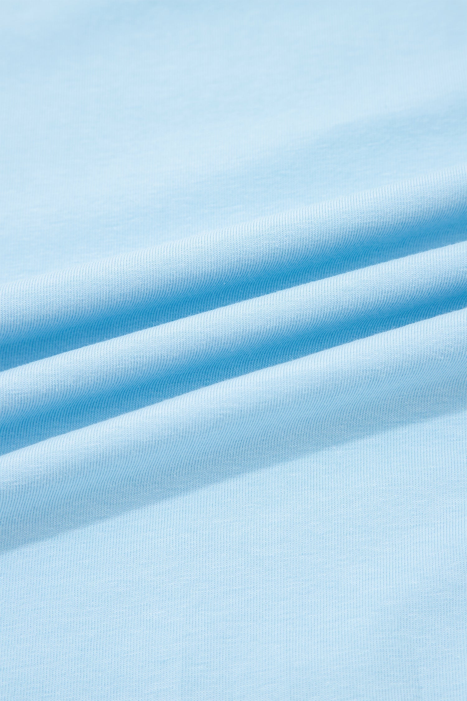 Beau Blue Solid Color Cropped Tank Top and Jogger Pants Set