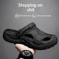 Men's Summer Beach Clogs - Breathable Non-Slip Closed-Toe Outdoor Shoes