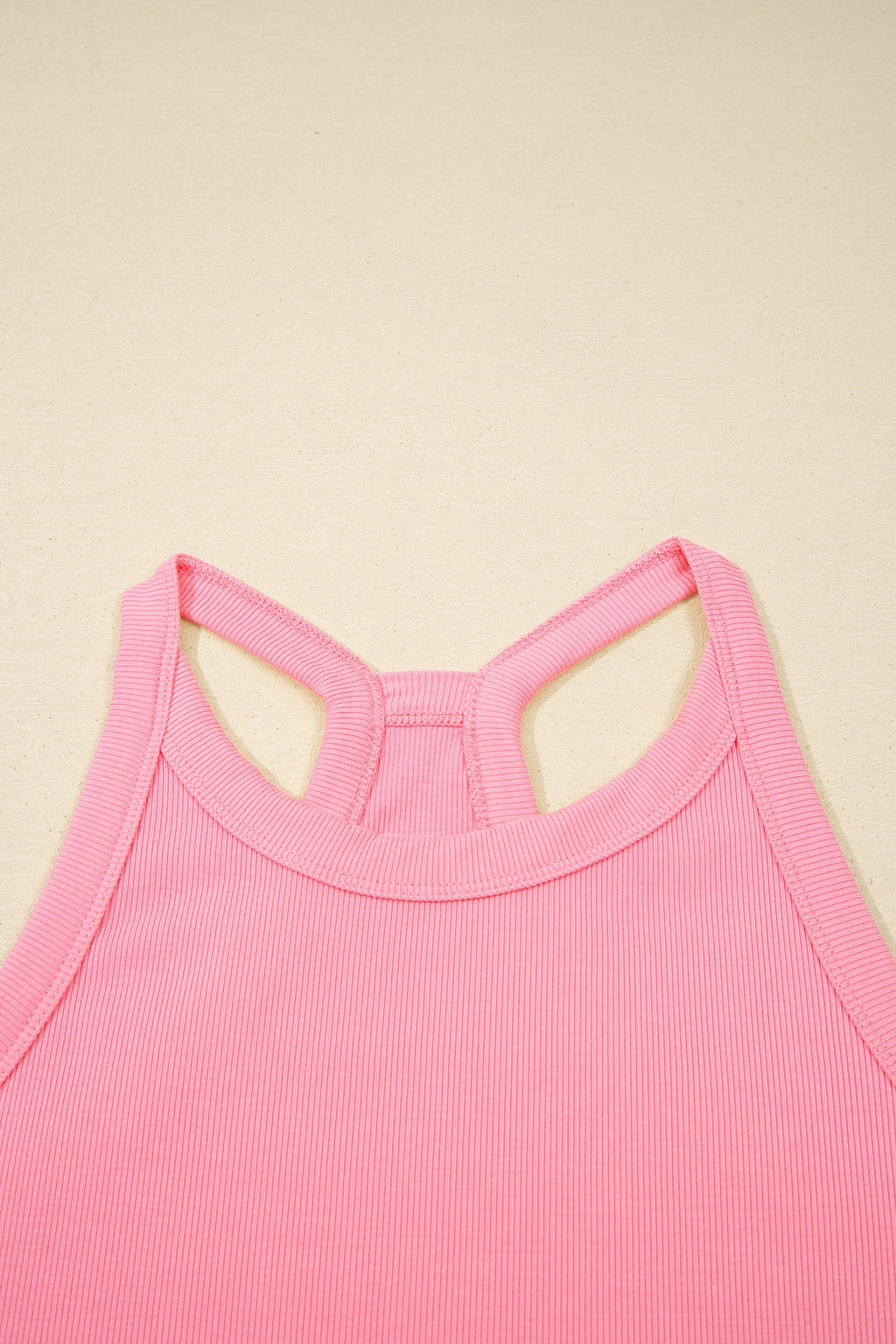 Sachet Pink Slim Tank Top Elastic Waist Mini Skort 2pcs Outfit