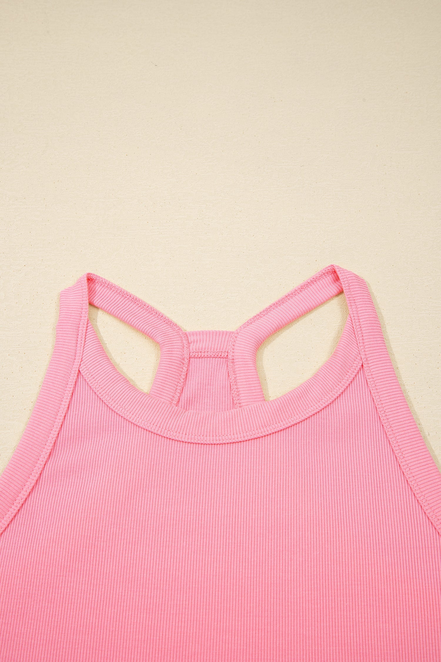 Sachet Pink Slim Tank Top Elastic Waist Mini Skort 2pcs Outfit