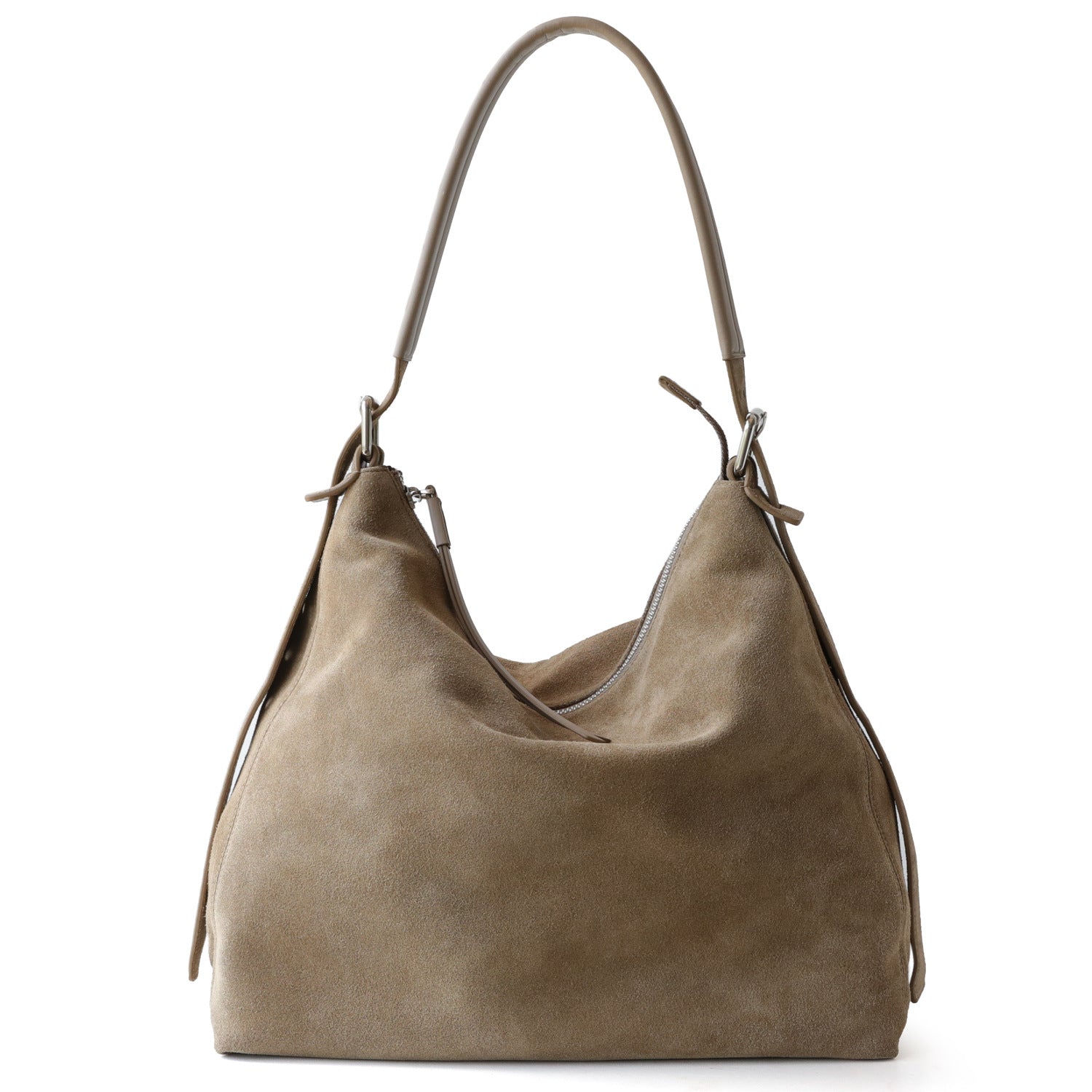 Women's Suede Underarm Shoulder Bag – Soft Structured Crossbody Handbag | Khaki, Caramel, Coffee