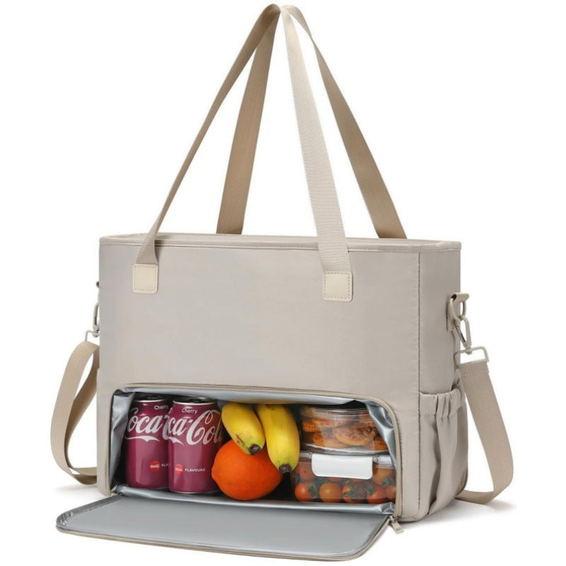 Women's Insulated Thermal Tote Bag | Aluminum Foil Lunch Bag for Camping, Work & Travel