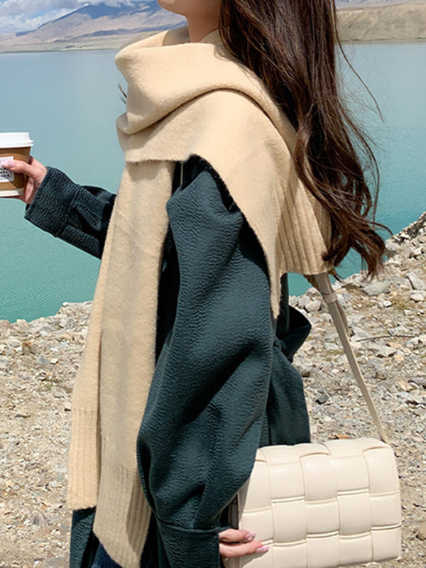 Keep Warm Solid Color Scarf