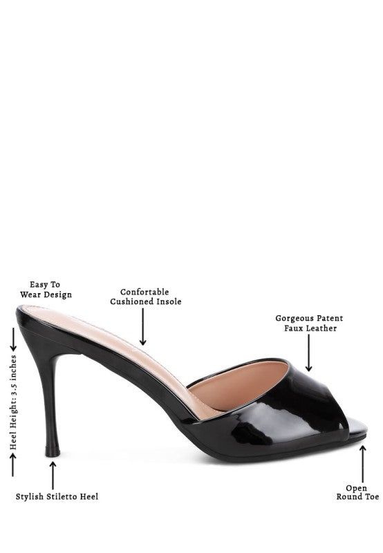 Lilith Peep Toe Stiletto Heel Sandals