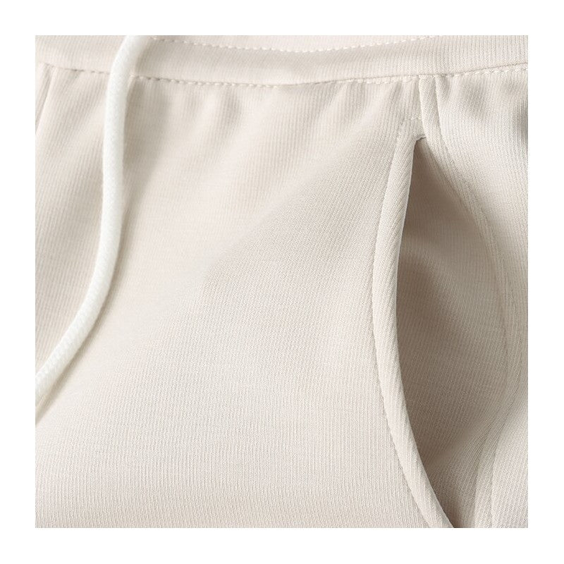 High-Waisted Flared Pants with Velvet-Lined Interior