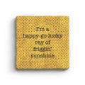 Happy-Go-Lucky - Marble Coaster