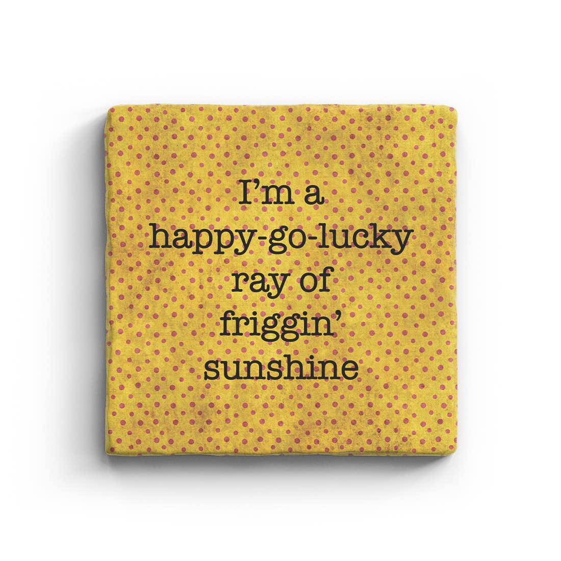 Happy-Go-Lucky - Marble Coaster