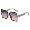 Fashion Large Square Frame Outdoor Sun Protection Polarized Sunglasses