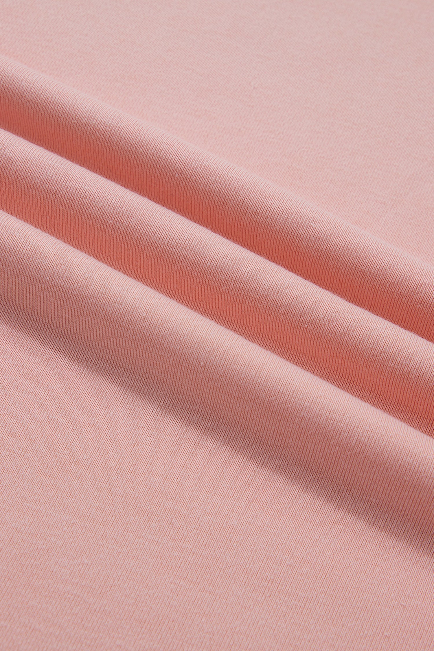 Pink Solid Color High Neck Cap Sleeve Loose Top